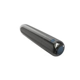 PowerBullet Bullet Point 4 Inch Bullet Vibrator Black in sleek design with button for adjustable vibrations.