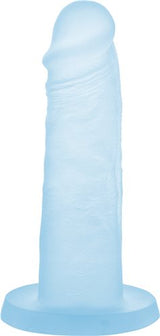 Addiction Cocktails 5.5 Inch Silicone Dong Blue Lagoon in a smooth ocean-blue color for versatile play.