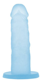 Addiction Cocktails 5.5 Inch Silicone Dong Blue Lagoon in a smooth ocean-blue design for versatile play.