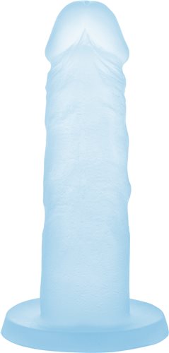 Addiction Cocktails 5.5 Inch Silicone Dong Blue Lagoon in a smooth, ocean-blue design for versatile play.