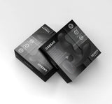 Levett Caesar Premium Silicone Prostate Massager Black packaging showing advanced features for intimate pleasure.