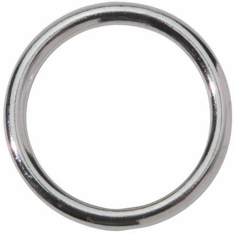 Spartacus Gear Metal C Ring made of welded nickel, 1 1/2 inches for a secure fit around the penis and testicles.