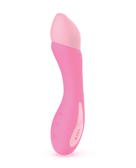 Zini Bloom Cherry Blossom G-Spot Vibrator in pink, designed for dual-pleasure and customizable stimulation.