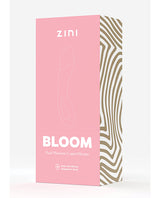 Zini Bloom Cherry Blossom G-Spot Vibrator packaging showcasing dual pleasure design and elegant branding.