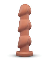b-Vibe Headz 10.5 inch Multi-Bulb Dildo with Flared Base showcasing its unique bulb design.