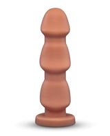 b-Vibe Headz 10.5 inch Multi-Bulb Dildo with Flared Base, showcasing its unique bulb design and smooth texture.