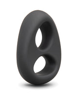 b-Vibe Flex Ring Eight Silicone Cock Ring showcasing an ergonomic figure-8 design for enhanced support and sensation.