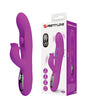 Pretty Love Yalanda G-Spot Rabbit Pink vibrator with dual stimulation and LED display packaging.