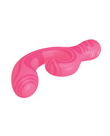 Pretty Love Verity Rabbit Vibrator Hot Pink with ergonomic design and soft swirl pattern.