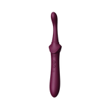 Velvet purple ZALO Bess 2 clitoral massager with multiple head attachments and heating function for targeted stimulation and enhanced pleasure