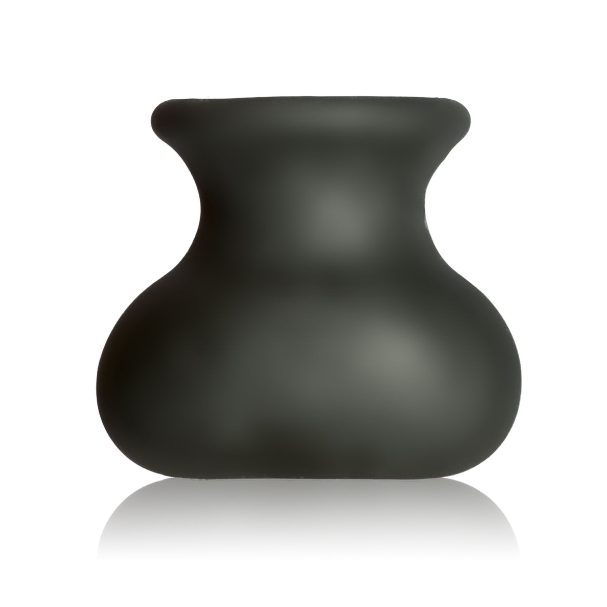 Perfect Fit Bull Bag XL Black Ball Stretcher, a dual-use ball stretcher and weight for enhanced pleasure.