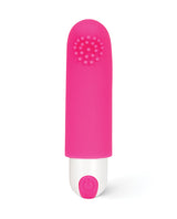 Pink Pussycat Finger Sleeve Bullet Vibrator in vibrant pink, designed for targeted personal stimulation with multiple vibration modes.
