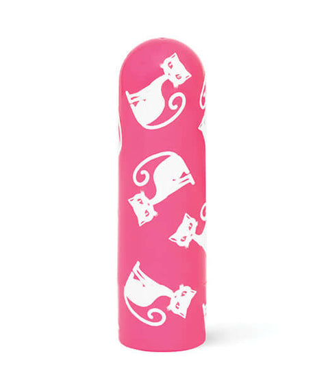 Pink Pussycat Glow in the Dark Bullet Vibrator, a compact and colorful vibrating toy featuring a playful cat design.