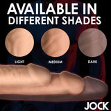 Extra Long 1.5 Inch Penis Extension Light available in light, medium, and dark shades for a customizable experience.