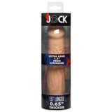 Extra Long 1.5 Inch Penis Extension Light product packaging showcasing length and girth enhancements.