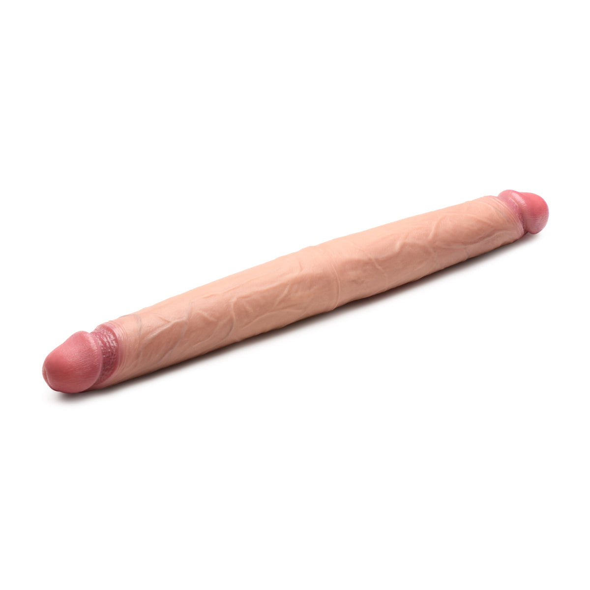 Jock 15.75 Inch Double Ended Dildo Silicone Medium with dual shafts for shared exploration and solo use.