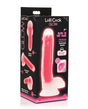 Lollicock 7 Inch Glow in the Dark Silicone Dildo Pink in packaging with premium design and body-safe material.