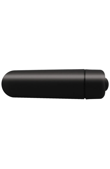 Mistress Mercedes Vibrating Mouth Stroker Chocolate in sleek black design for ultimate pleasure.