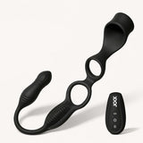 Jock Hype Max Thrusting Vibrating Anal Plug C-Ring with remote control for enhanced stimulation.