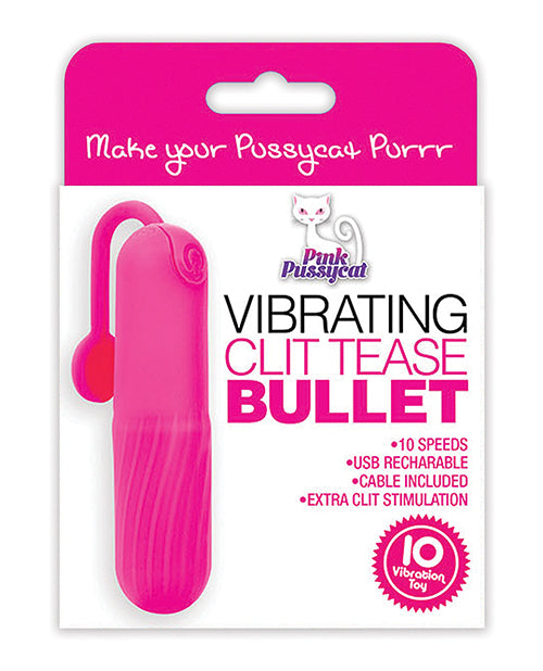 Pink Pussycat Clit Tease Bullet Vibrator