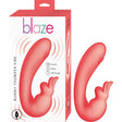Nasstoys Blaze Bunny Thumper Rabbit Vibrator Coral packaging showcasing dual motors and 10 functions for intense pleasure.