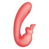 Nasstoys Blaze Bunny Thumper Rabbit Vibrator Coral with bunny-style external stimulator in coral color.