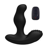 Levett Caesar Premium Silicone Prostate Massager Black with remote for precise stimulation and enhanced pleasure.