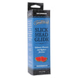 Goodhead Slick Head Glide Watermelon Flavored Lube 4 oz packaging with watermelon design and benefits listed.
