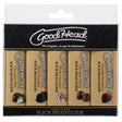 GoodHead Slick Head Chocolate Flavored Glide 5 Pack with five rich chocolate flavors for enjoyable intimacy.