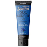 goodhead Oral Delight Gel Blue Raspberry 4 Oz tube for enhancing flavor during oral play