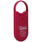 GoodHead Juicy Head Strawberry Dry Mouth Spray 0.30 oz in a compact red bottle for instant freshness.