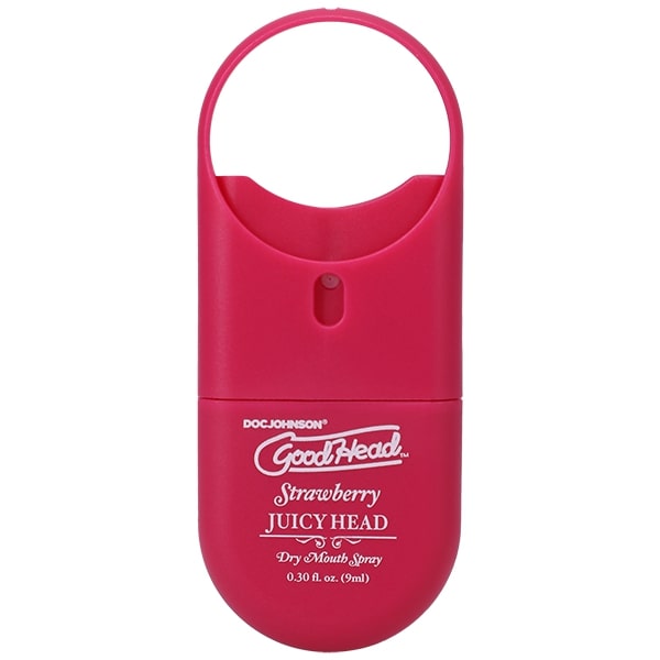 GoodHead Juicy Head Strawberry Dry Mouth Spray 0.30 oz pocket-sized oral enhancer for dry mouth and fresh breath.