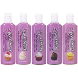 GoodHead Oral Delight Gel 5 Pack Cupcakes with five flavors in travel-friendly bottles.