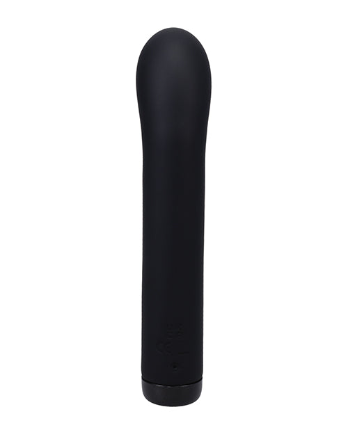 In A Bag Silicone Rechargeable Rabbit Vibrator Black, sleek black design with a smooth, contoured surface.