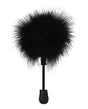 In A Bag Feather Tickler Black, a compact sensory toy with soft feathers for gentle stimulation.