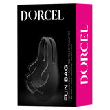 Dorcel Fun Bag Testicle Vibrator box featuring a sleek design and product information.