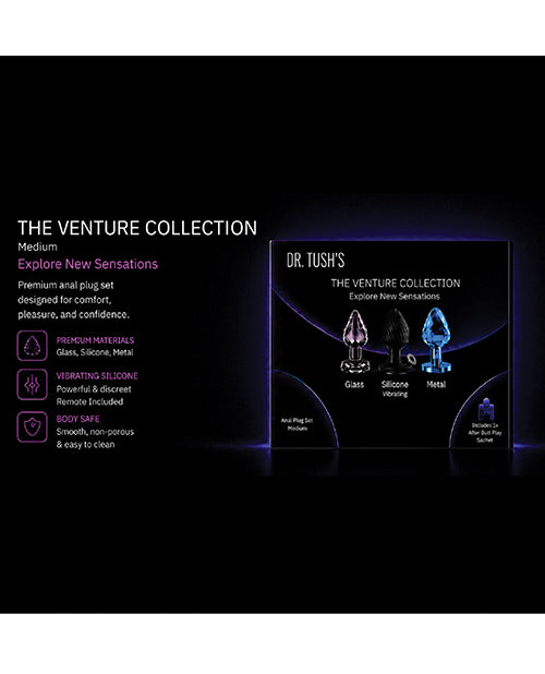 Dr Tush's Venture Collection Medium Anal Plug Set - Image 5