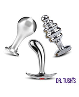 Dr Tush's Tools of Temptation Small Anal Plug Set Metal
