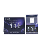 Dr Tush's Tools of Temptation Medium Anal Plug Set Metal - Image 4