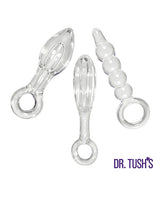 Dr Tush's Halo of Pleasure Collection Anal Plug Set Glass