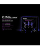 Dr Tush's Halo of Pleasure Collection Anal Plug Set Glass - Image 5