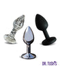 Dr Tush's First Step Anal Plug Set Glass Metal Silicone