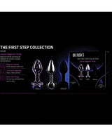 Dr Tush's First Step Anal Plug Set Glass Metal Silicone - Image 5