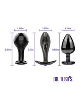 Dr Tush's Bad Decisions Collection Anal Plug Set Metal - Image 3