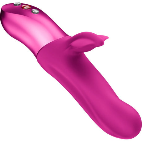Fun Factory Bi Stronic Fusion Thrusting Rabbit Pulsator Magenta showcasing its sleek design and dual-action features.