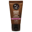 Earthly Body Hand & Lotion Skinny Dip 1 Oz in a brown tube, ideal for moisturizing hands and body on-the-go.