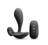 Renegade Echo Silicone Prostate Massager Black with remote control, designed for targeted stimulation.