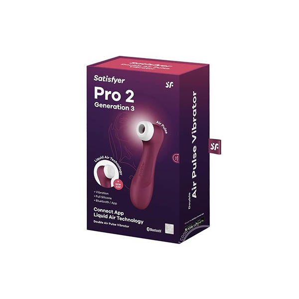 Satisfyer Pro 2 Generation Air Pulse Stimulator Wine Red