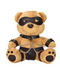 Bondage Bearz Charlie Chains Metal Novelty Gift plush bear in playful bondage attire with metal chains.
