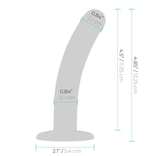 Image showing dimensions of the Lux Fetish Red Heart Strap On Harness 5 Inch Dildo Set, with measurements labeled.